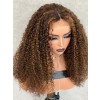 YSwigs 13x6 HD Lace Front Kinky Curly With Baby Hair Brazilian Human Hair Skin Melt Invisible HD Lace