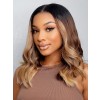 YSwigs HD Lace Wig Ombre Body Wave Pre Plucked Human Hair 360 Lace Wig