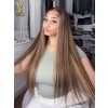 Honey Blonde Ombre Lace Front Wig Human Hair 13x4 HD Lace Frontal Wigs Human Hair Pre-Plucked