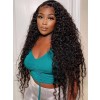 YSwigs 13x6 Undetectable HD Lace Deep Curly Virgin Brazilian Human Hair Wig CLS-9