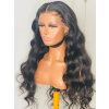 YSWIGS 150% Density Body Wave Transparent & Brown Lace Human Hair Lace Front Wig BT-1