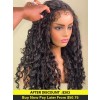 YSwigs 4C Curly Baby Hair Realistic Edges 13x4 Curly HD Lace Front Wig NEW06