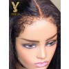 YSwigs 4C Curly Baby Hair Realistic Edges 13x4 Straight HD Lace Front Wig NEW03