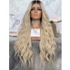 YSwigs Europe Virgin Human Hair Full Lace Wig Ombre Blonde Color  Style Custom Wigs CW06