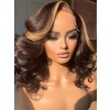 YSWIGS Highlight Body Wave 360 HD Lace Human Hair Lace Front Wig BT-12