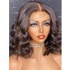 YSwigs Hot Selling Wavy Short Bob Style Undetectable Dream HD Lace Human Hair 136 Lace Front Wigs GX3151