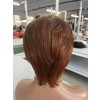 YSwigs Short Human Hair Wigs Pixie Cut Straight Remy Brazilian Hair for Black Women C-part Lace Wig Cheap Wig WW06