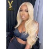 YSwigs Undetectable Dream HD Lace #613 Blonde Lace Front Virgin Human Hair Wigs in Stock