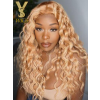YSwigs Undetectable Dream HD Lace #613 Blonde Lace Front Virgin Human Hair Wigs WD005