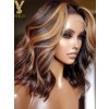 YSwigs Undetectable Dream HD Lace Natural Wave Short Bob Style Lace Front Human Hair Wig GX009