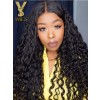 YSwigs Unprocessed Virgin Human Hair Water Wave Full Lace Wigs with Baby Hair