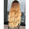 YSwigs Virgin Human Hair Full Lace Wig Natural Wavy Ombre Color Custom Wigs CW05