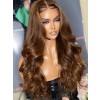 YSwigs Wavy Brazilian Virgin Human Hair Undetectable Dream HD Lace 13x6 Lace Front Wigs With Baby Hair YS4231