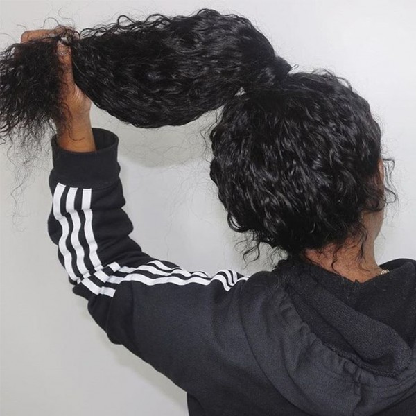 YSwigs 13×6 HD Lace Deep Curly 3 Bundles with 1 frontal  , CLS-2