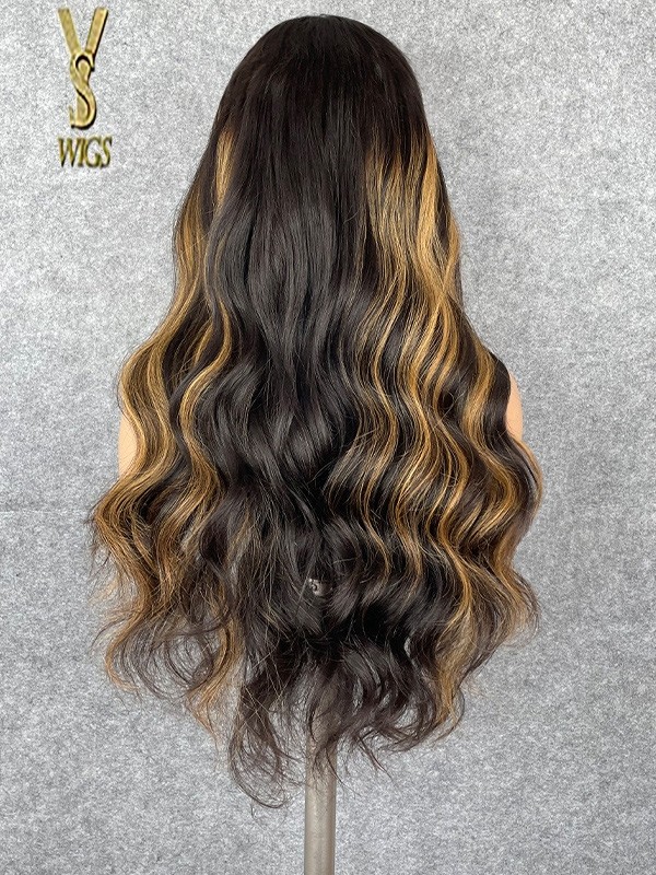 High-end ombre raw materials 13x4 HD Lace 150% Density human hair Wigs Raw Materials Best Quality,LX05