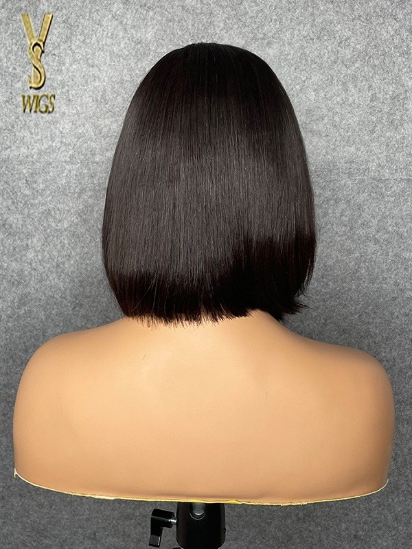 YSwigs C part BOB best quality  Virgin Human Hair 5*5 HD LACE CLOSURE Wigs ,LX10