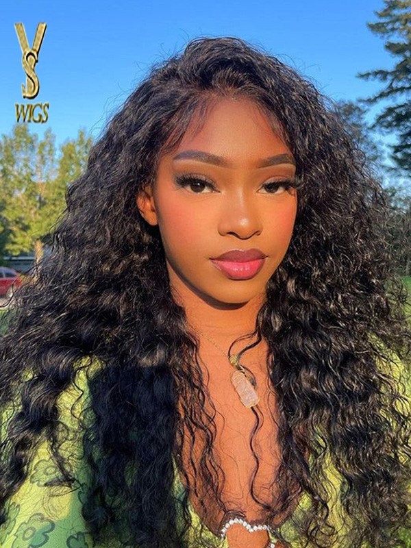 Buy 1 send 1 free water wave wigs  16inch 150% only 242$ bleached knots wigs,YS480