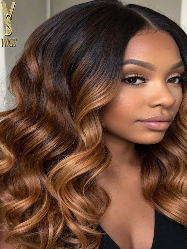 YSwigs 18 Inch ombre Wigs Glueless wigs  NEW Color  For Women Gorgeous Fluffy Wigs Hair Human Wigs For Party And Daily Use,YS453