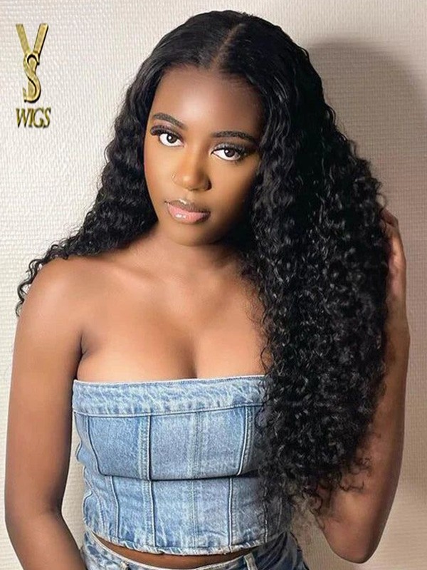 Buy 1 send 1 free water wave wigs  16inch 150% only 242$ bleached knots wigs,YS480
