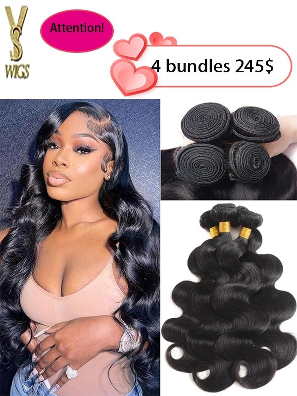 YSwigs 4 bundles only 245$ Body Wave extensions,YS458