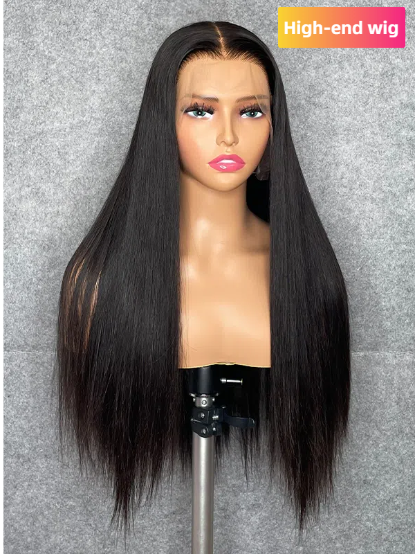 YSwigs Pre Plucked Undetectable HD lace Human Hair 13*4 lace front wig high-end wig raw materials, GX002