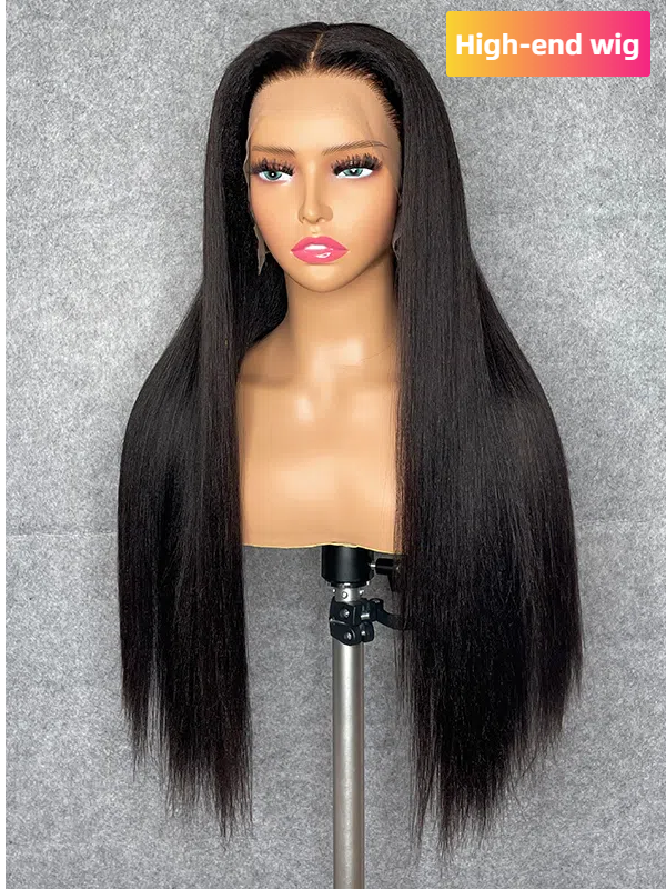 YSwigs Pre Plucked Undetectable HD lace Human Hair 13*4 lace front wig high-end wig raw materials, GX002