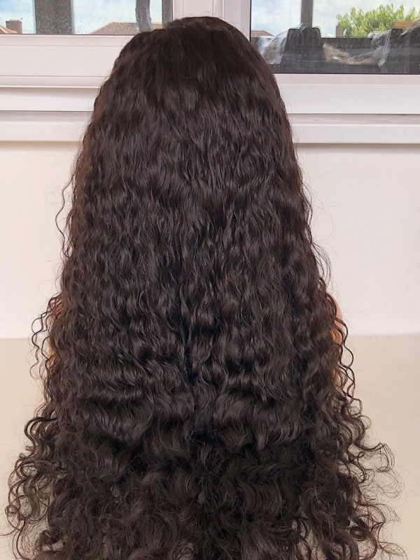 YSwigs Undetectable HD Lace Deep Curly Virgin Brazilian Human Hair Wig CLS-2