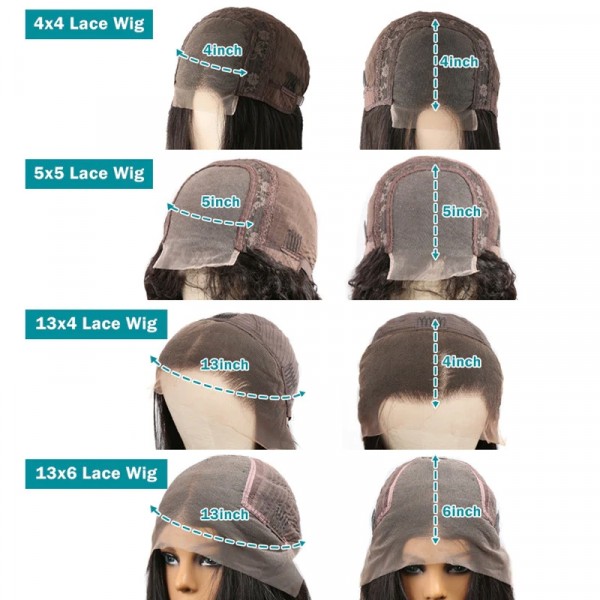 YSwigs 4 Wigs Combo Deal 13*4 HD lace front wig, YS725