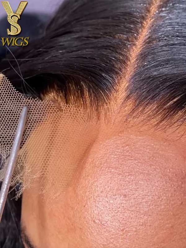 Deep wave 13x6 lace front wig Transparent Lace 180% Density Glueless Wigs Pre Plucked with Baby Hair