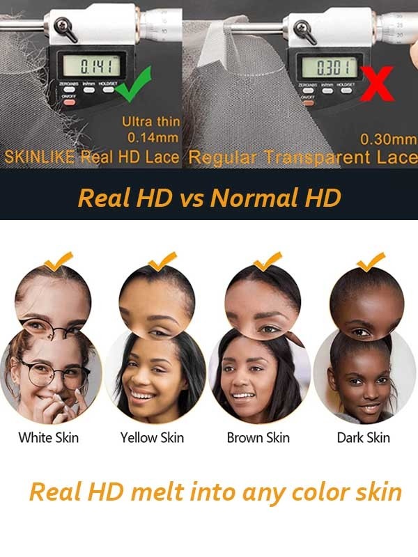 YSwigs Ombre Loose Wave Undetectable Dream HD lace Pre Plucked Human Hair 360 Lace Wig GX001