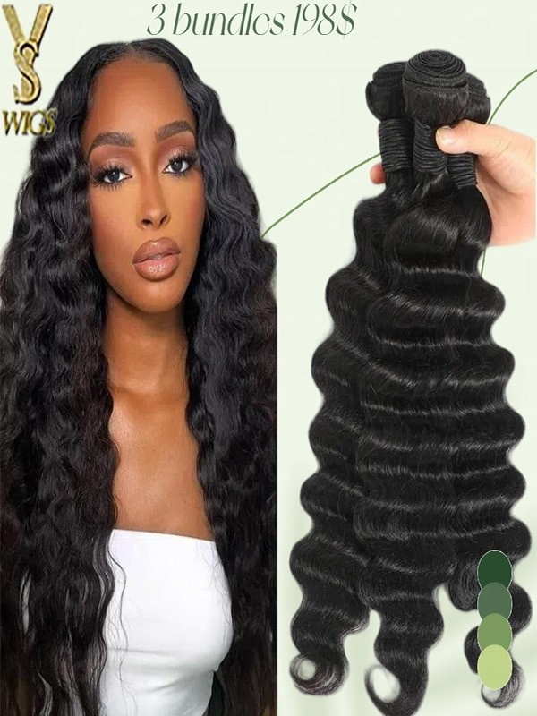 3 bundles 198$ Smooth and knot-free high quality extensions ,YS483