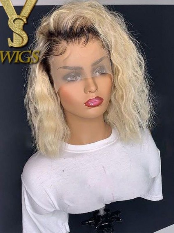 YSwigs Bob Brazilian Virgin Hair 13*4 Lace Front Human Hair Undetectable Dream HD lace Short Wigs HXQ011