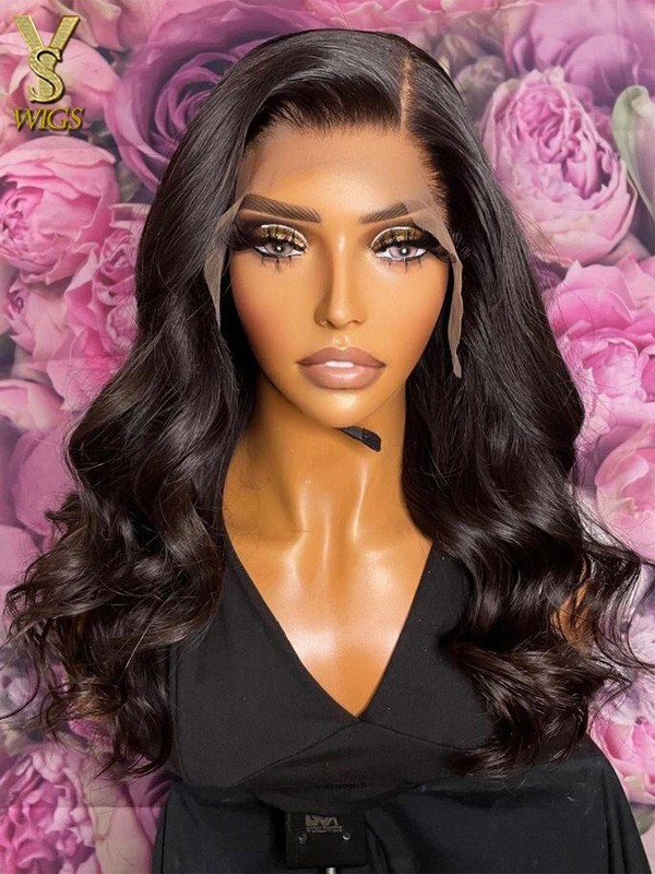 13x6 HD Loose Wave Lace Frontal Wigs Human Hair Pre Plucked with Baby Hair for Black Women,YS1010