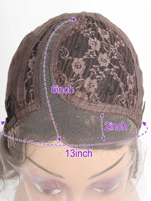 YSwigs Bob Brazilian Human Virgin Hair Swiss Lace Glueless C-part Lace Front Wigs WW05 
