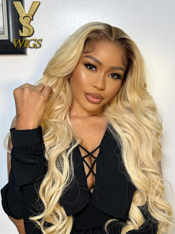 YSwigs #613 Blonde  Brazilian Virgin Hair Human Hair Wigs With Baby Hair YS001