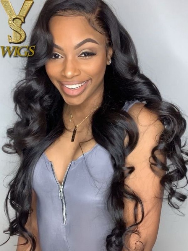 YSwigs Body Wave Pre Plucked Undetectable Dream HD Lace 134 Lace Fontal Human Hair Wigs