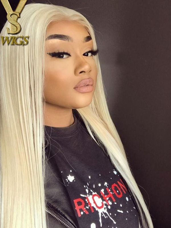 YSwigs Ombre Blonde Full Lace Brazilian Virgin Hair Human Hair Wigs With Baby Hair YS002