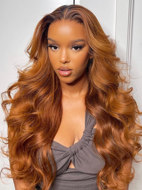 YSwigs Ombre Color Lace Front Human Hair Wig Virgin Brazilian Hair Wig Baby Hair YS7230