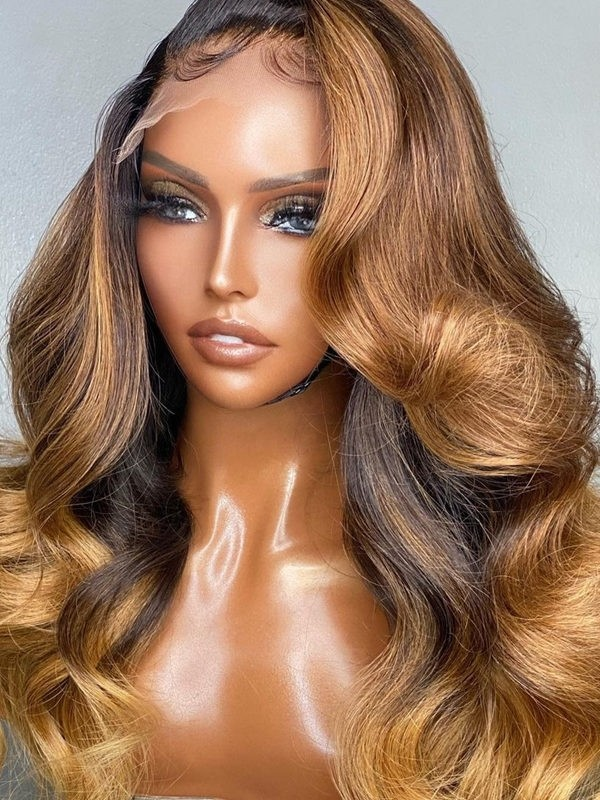 YSwigs Silky Straight HD Lace Full Lace Front Wigs Human Hair For Black Women GX02074