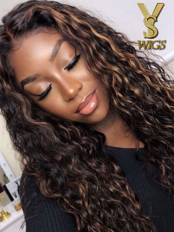 YSwigs Undetectable Dream HD Lace 150% Brazilian Virgin Human Hair Wigs Lace Front Wig Deep Wave Curly For Black Women