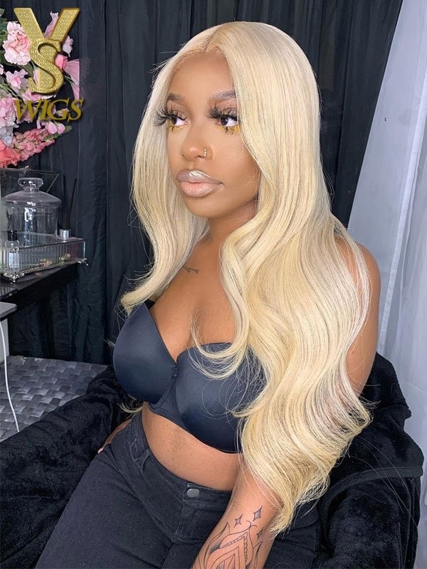 YSwigs Undetectable Dream HD Lace #613 Blonde Lace Front Virgin Human Hair Wigs in Stock