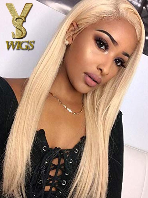 YSwigs Undetectable Dream HD Lace #613 Blonde Lace Front Virgin Human Hair Wigs WD005