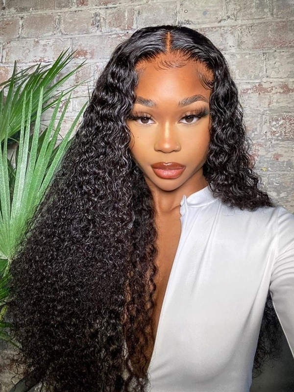 YSwigs Undetectable Dream HD Lace Curly 13x6 Lace Front Human Hair Wigs For Black Women HXQ028