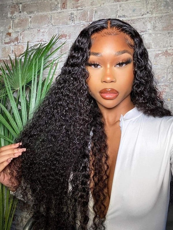 YSwigs Undetectable Dream HD Lace Curly 13x6 Lace Front Human Hair Wigs For Black Women HXQ028