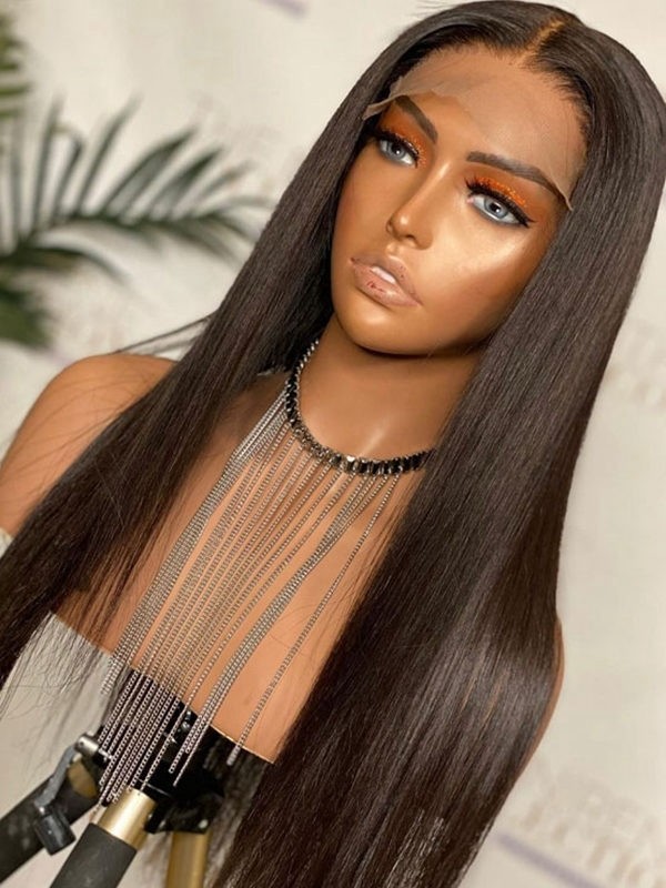 YSwigs Undetectable HD Lace Silky Straight Virgin Brazilian Human Hair Wig CLS-6