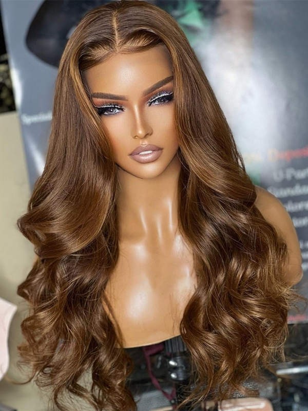 YSwigs Wavy Brazilian Virgin Human Hair Undetectable Dream HD Lace 13x6 Lace Front Wigs With Baby Hair YS4231