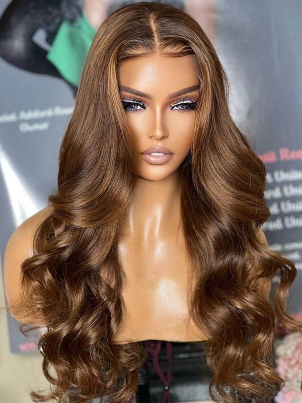 YSwigs Wavy Brazilian Virgin Human Hair Undetectable Dream HD Lace 13x6 Lace Front Wigs With Baby Hair YS4231